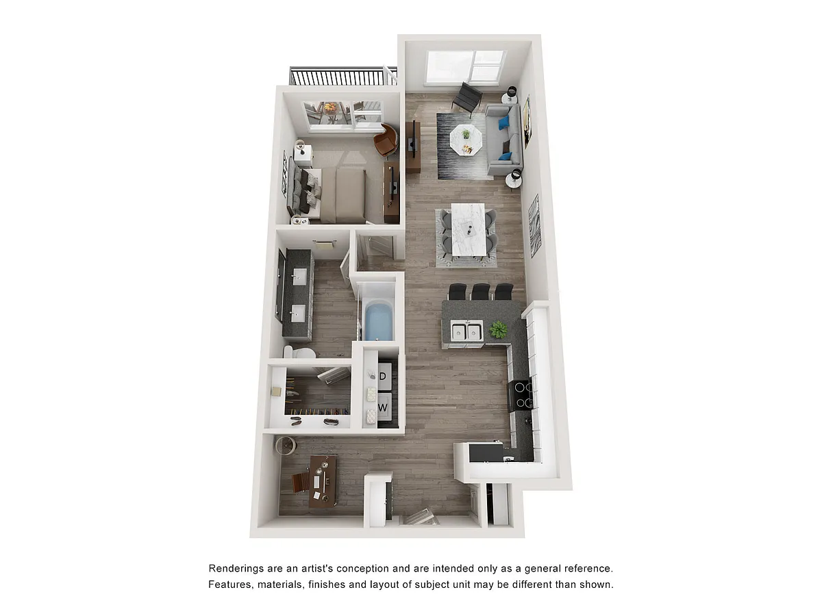 Floor plan A6 Live Work