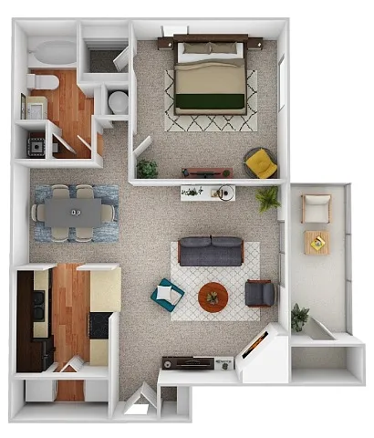 Floor plan A4S - Willow w/Sunroom