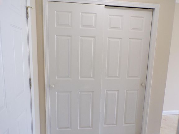 closet down stairs by back door