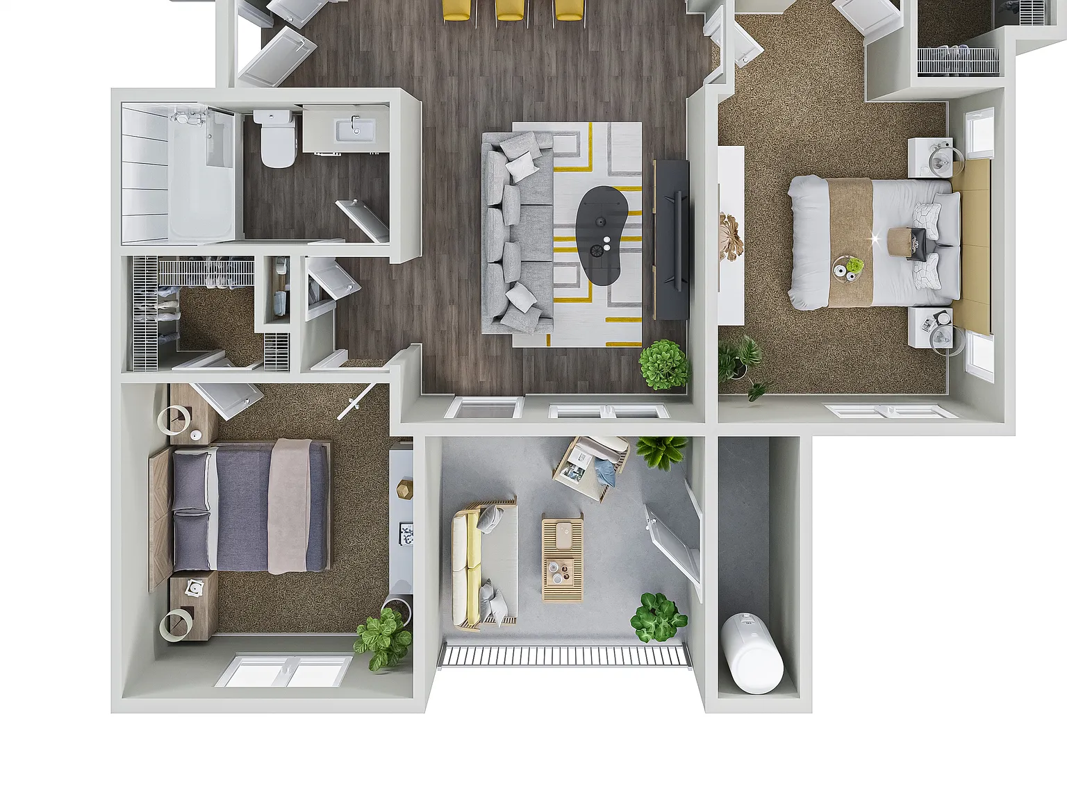 2 bed, 1088 sqft, $2,069 — Photo 1