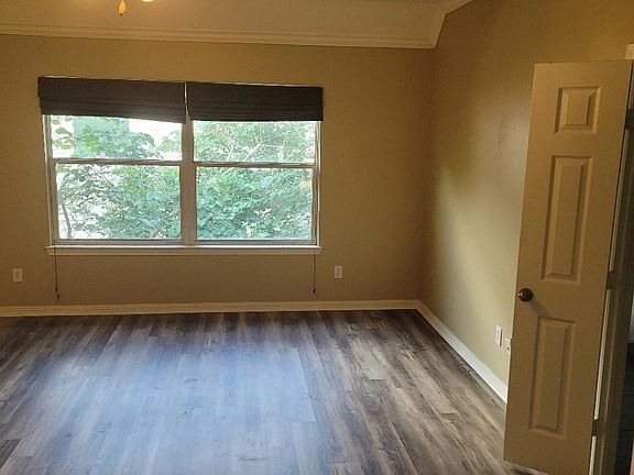 Main bedroom with updated flooring