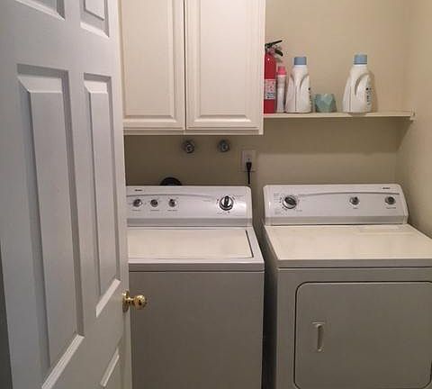 Separate laundry room in unit