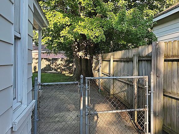 Walkway to back yard
