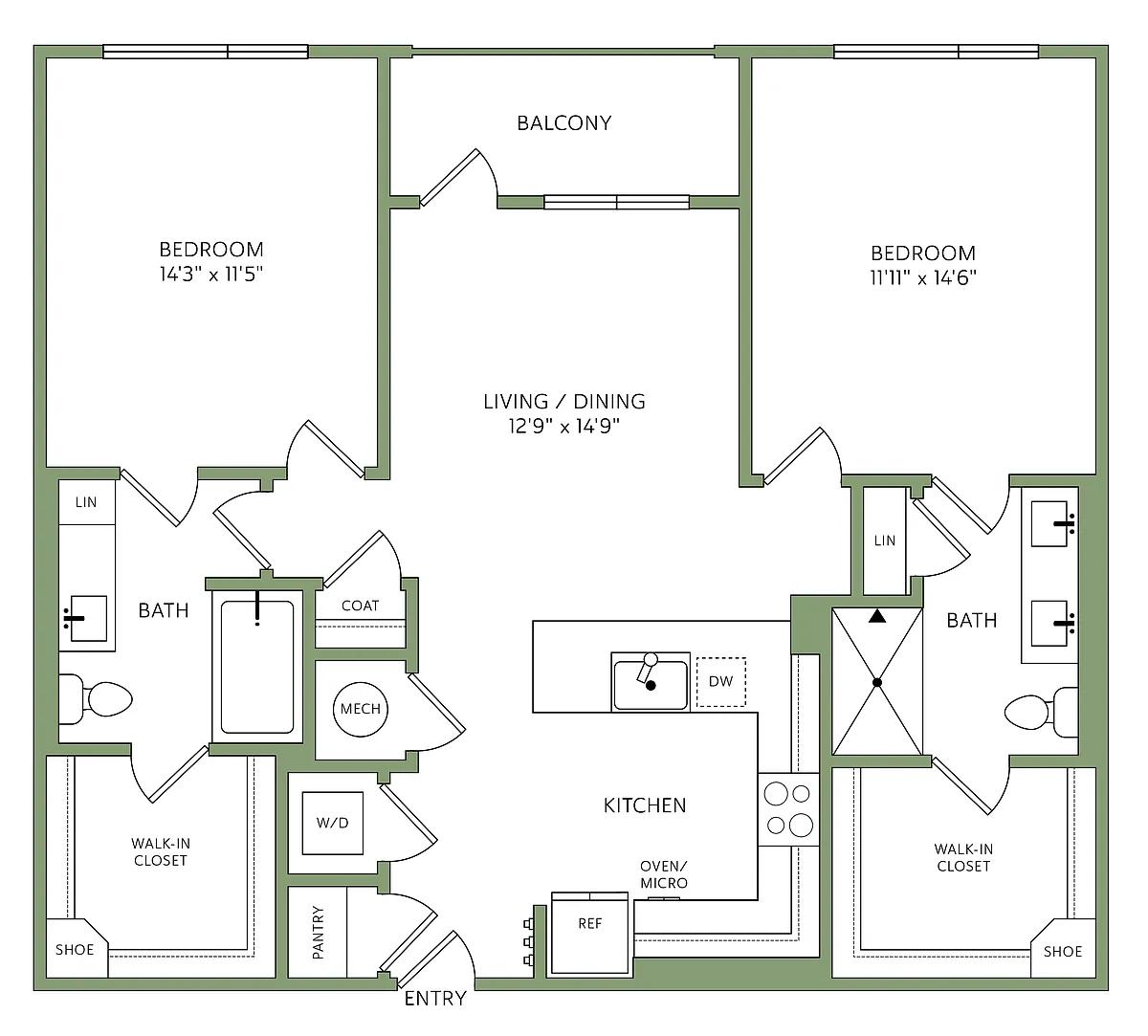 Floor plan B3