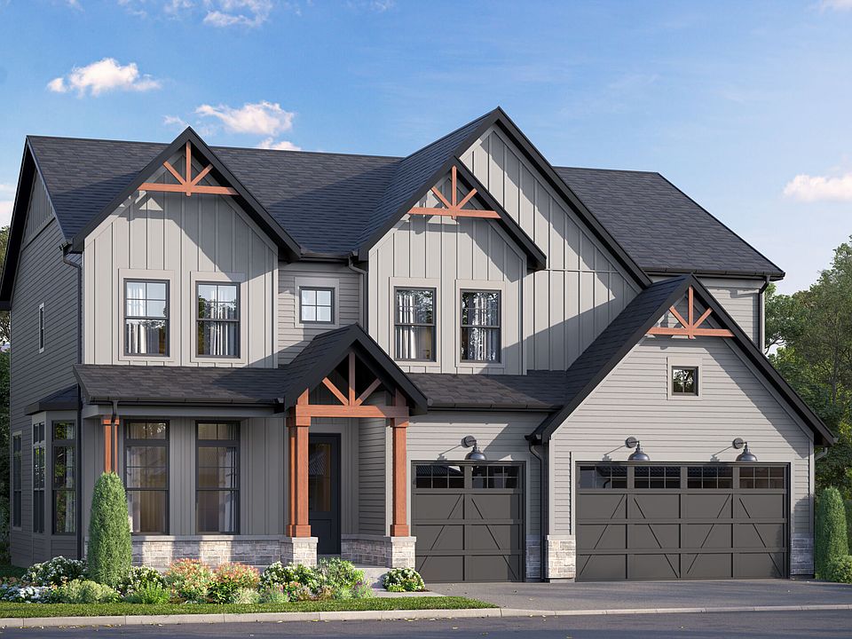 Lyndale Elevation Rustic Farmhouse