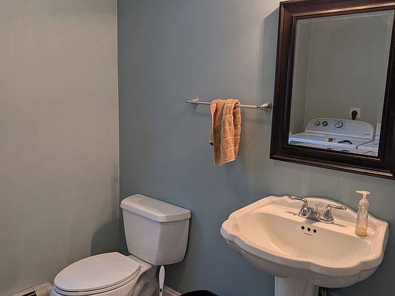 Downstairs half bath.