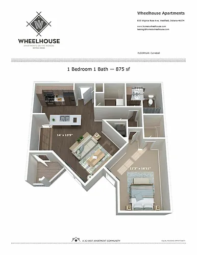 Floor plan Curveball 1.1