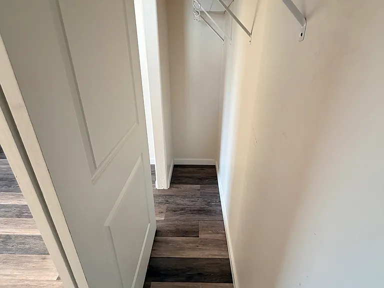 Full-wall bedroom closet