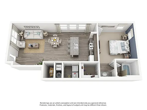Floor plan 1 Bedroom
