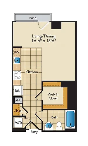 Floor plan Studio Sig - SS1b