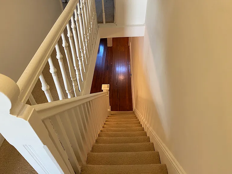 Stairs to living room