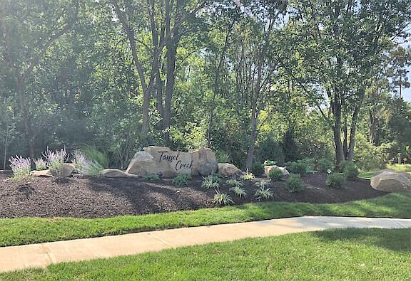 Welcome Sign Tansel Creek New Home Builder Indianapolis IN