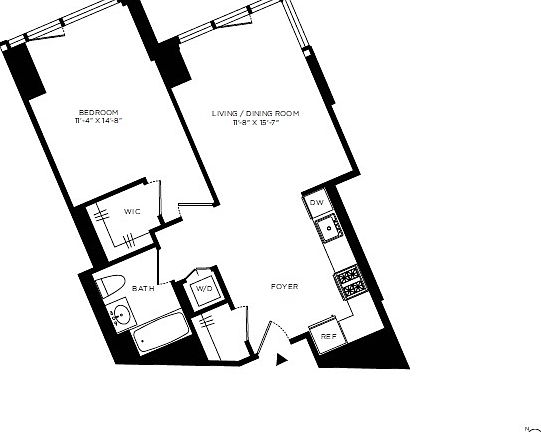 2nd image of 625 W 57th St APT 1213