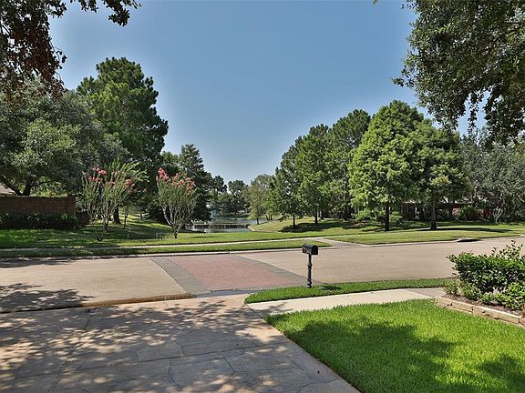 Peaceful lake view from front of house.