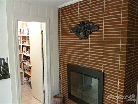 Kitchen fireplace