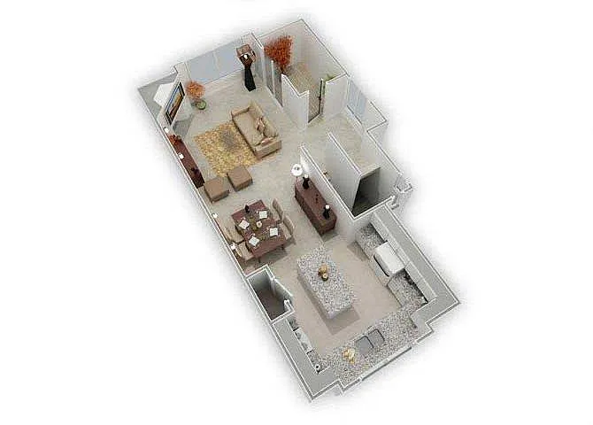 Floor plan Genoa Townhome