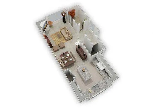 Floor plan Genoa Townhome - Standard
