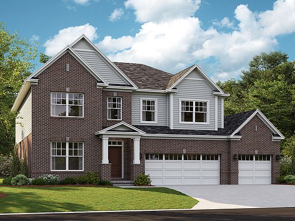Aspen 3-Car Elevation J