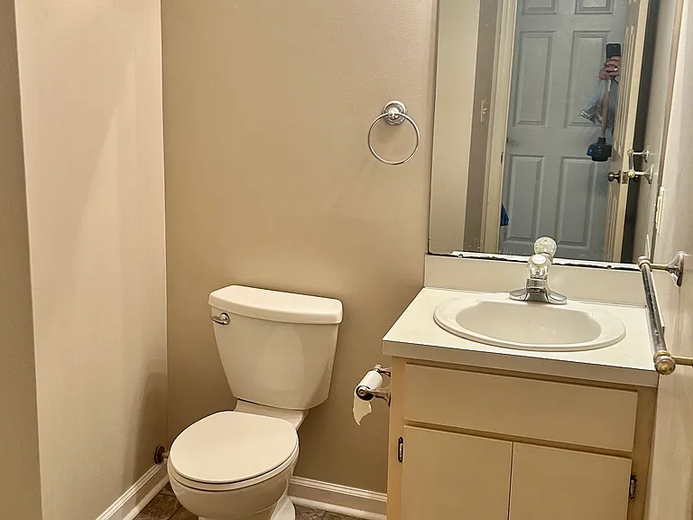 Downstairs half bath