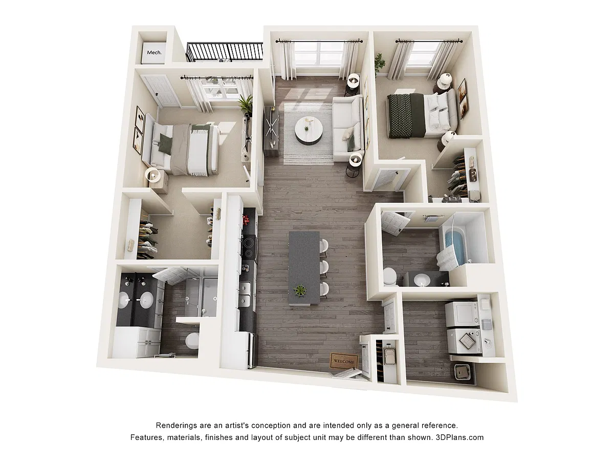 Floor plan Dakota ADA