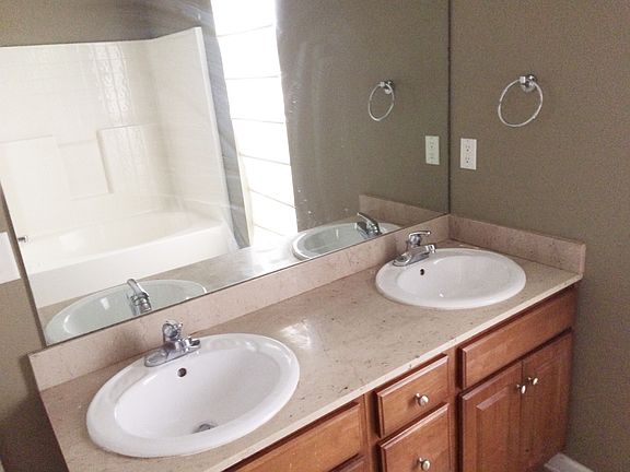 Bath double sink granite top vanity