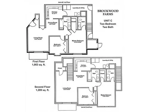 Floor plan 2 Bedroom