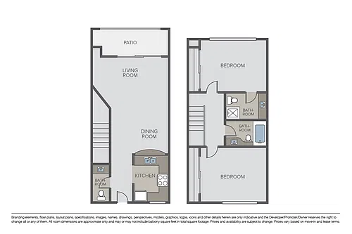 Floor plan Plan 2C Townhome