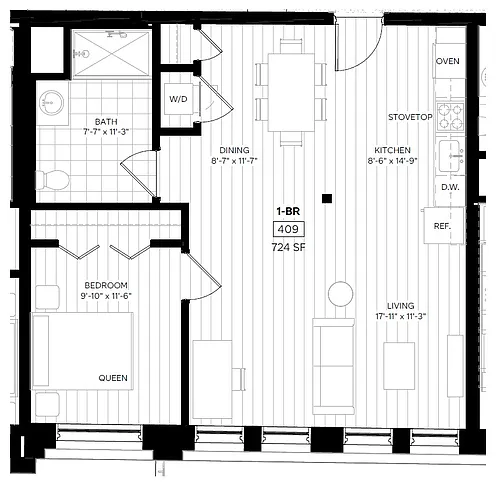 Floor plan 409