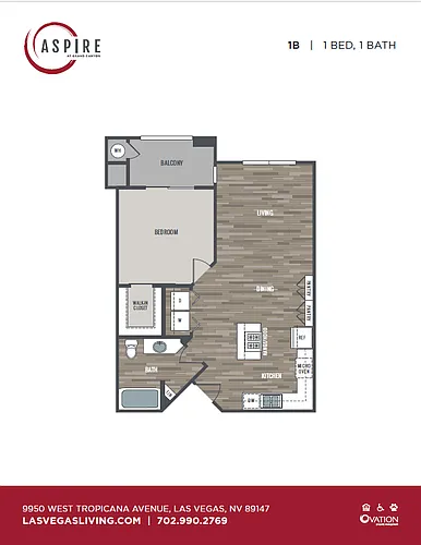 Floor plan 1B