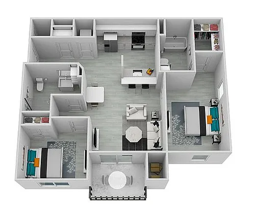 Floor plan 2X2