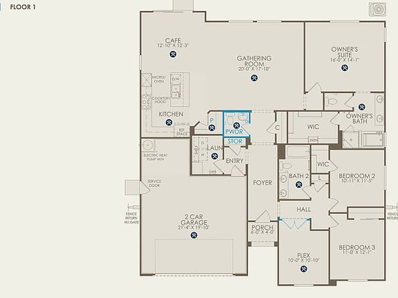 Coventry Floor Plan, Quick Move-in Home, Floor 1