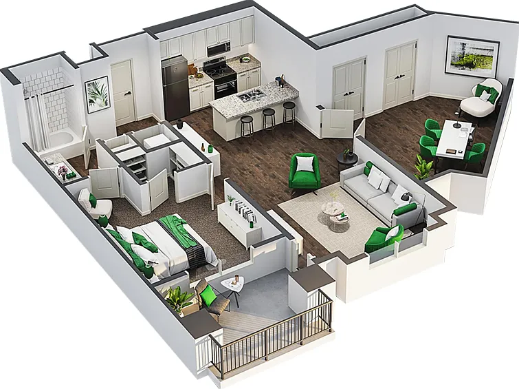 The Villas at Ridgeview Falls Apartments — Photo 35