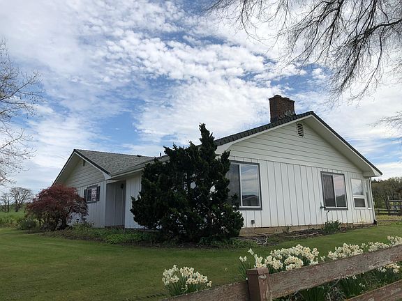 West side of the house