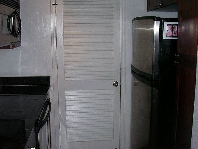 View of laundry closet