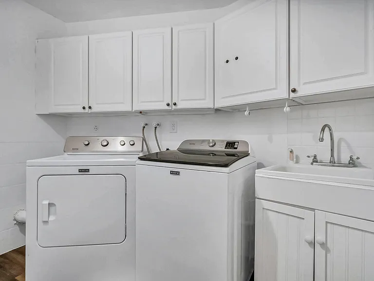 Inside Laundry Room and No