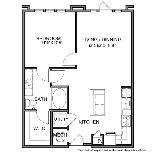 Floor plan BE.A6