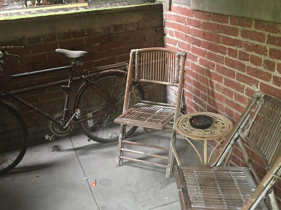 Outside the front door