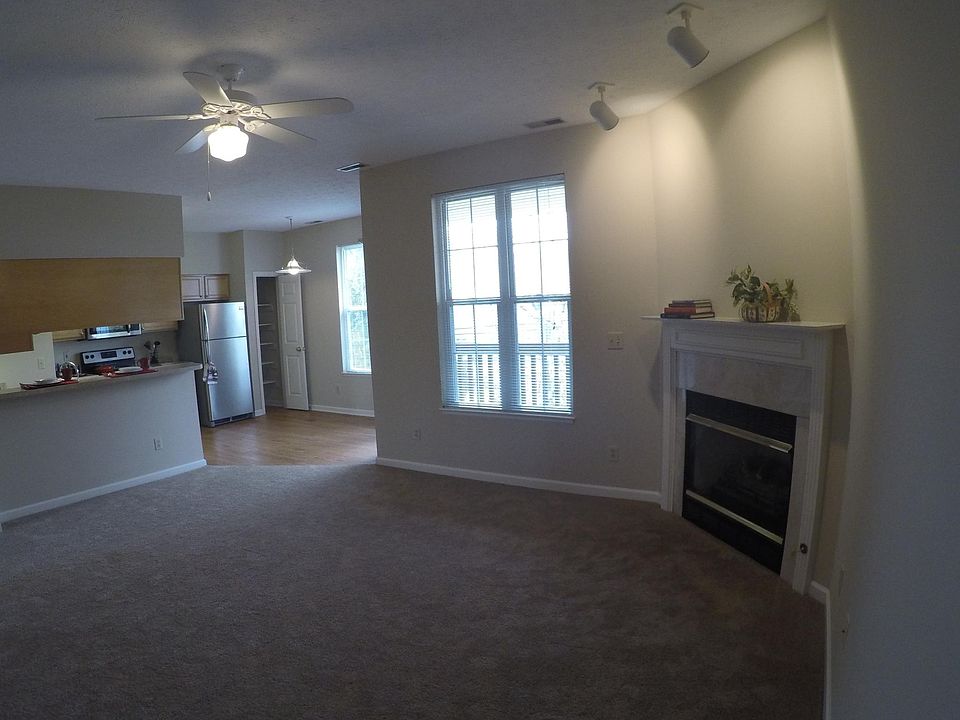 2 Bedroom living room with gas fireplace