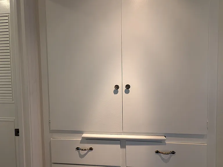 Hallway closet.