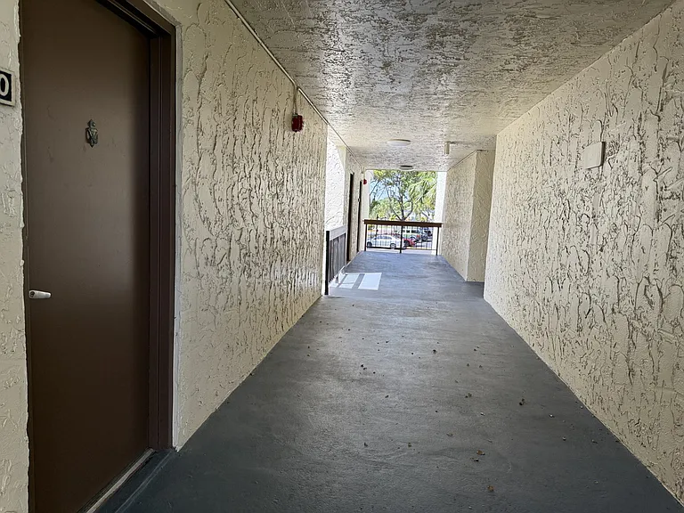 Hallway to the unit