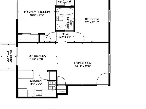 4th image of 1041 N Clay Ave APT C-20