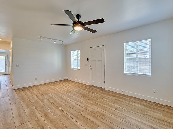 Living room and entrance door