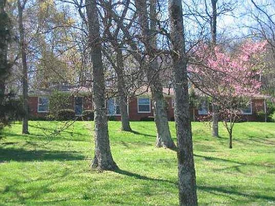 front of house in spring