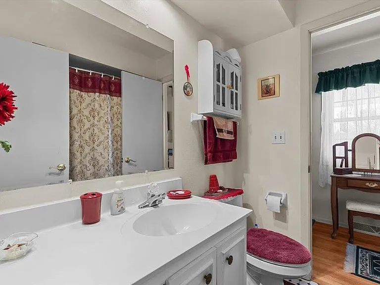 MAIN BATH, ENTRY FROM HALL OR PRIMARY BR