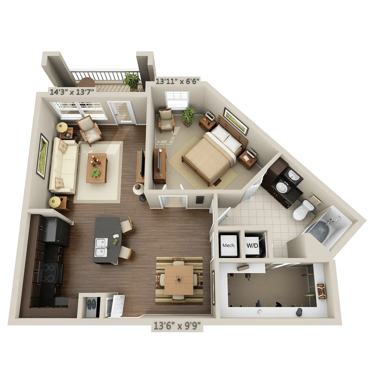 Floor plan Applewood