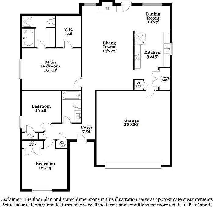 3 bed, 2.0 bath, 1309 sqft, $2,340 — Photo 2