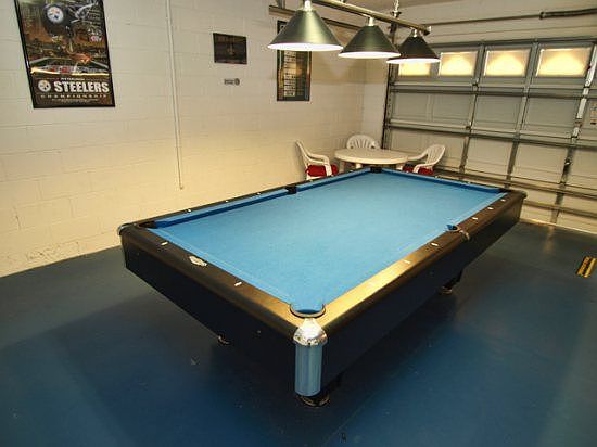 Orlando Rental Homes Garage Pool Table