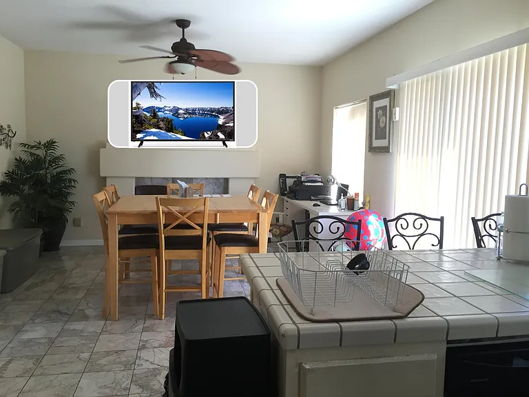 Family room (or dinning room) and Kitchen