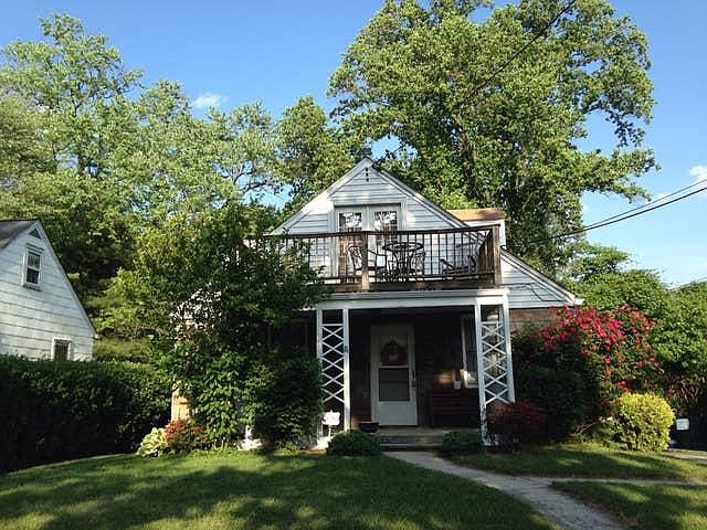 Street view. House faces the 7th hole at Sligo Creek Golf Course.
