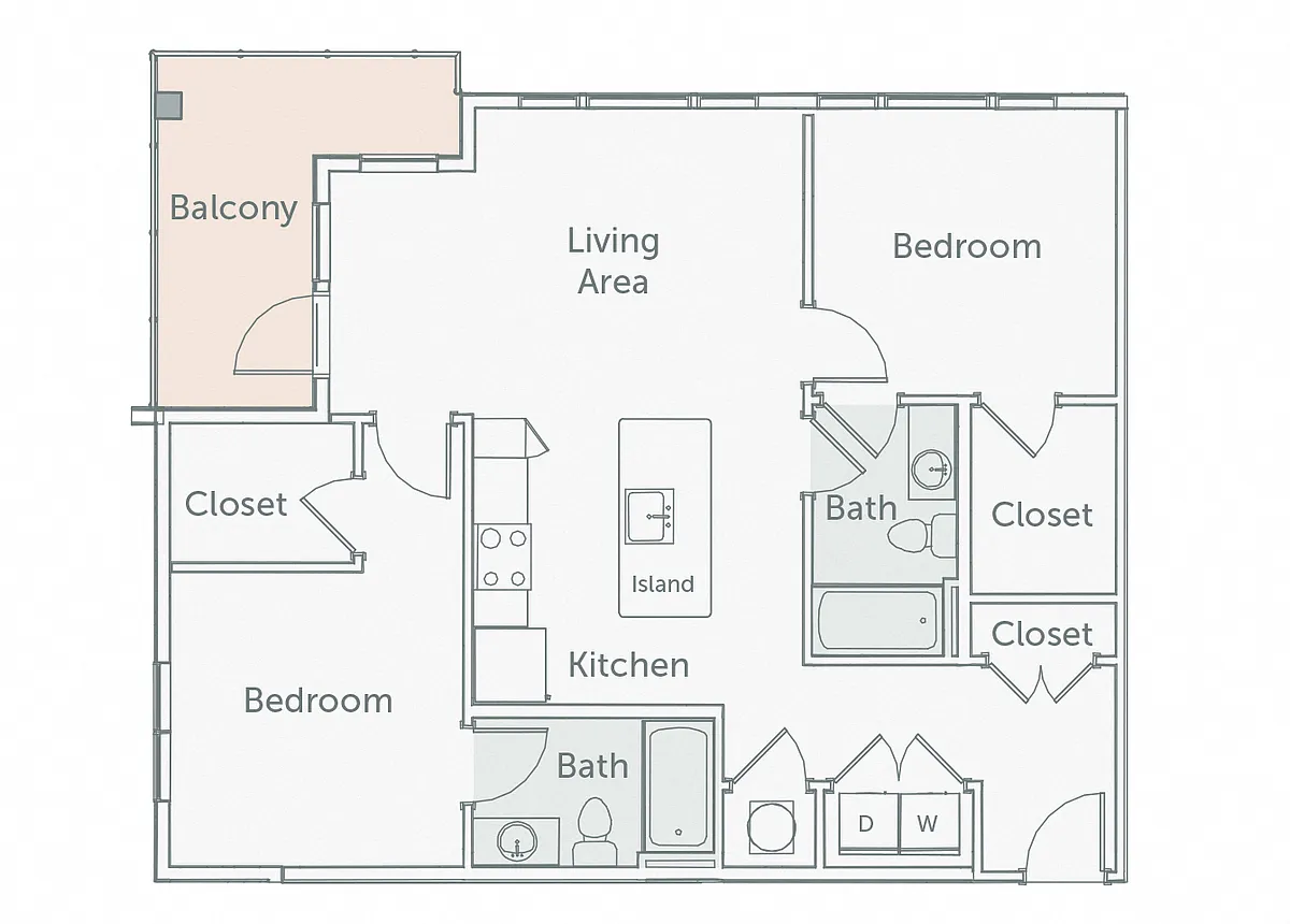 Floor plan B1